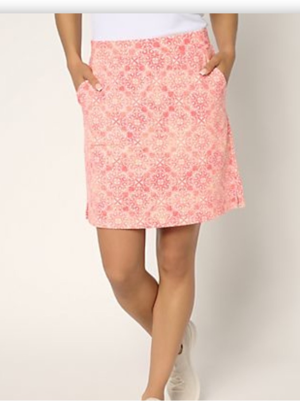Denim & Co. Active Regular
French Terry Skort
Peach Multi X-Large